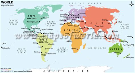 all capitals in the world